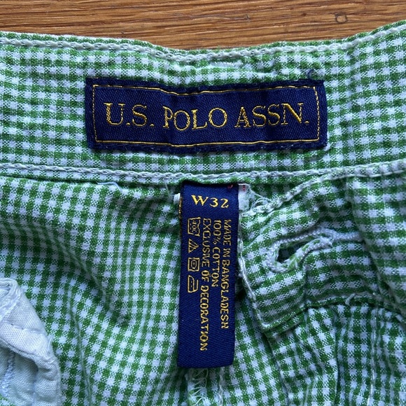 US Polo Gingham Shorts - Picture 2 of 5